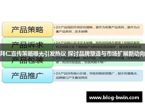 拜仁宣传策略曝光引发热议 探讨品牌塑造与市场扩展新动向