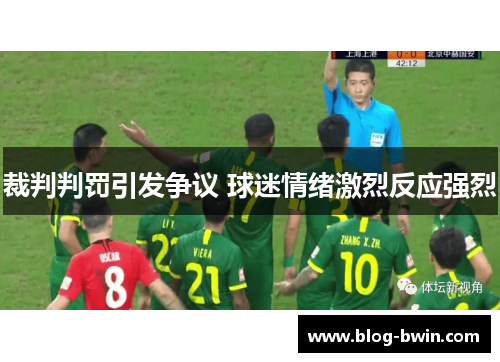 裁判判罚引发争议 球迷情绪激烈反应强烈